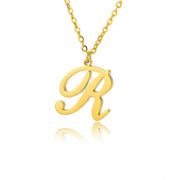 Stainless Steel 26 English Letter Necklace – Jewelry Gift Ideas — 16