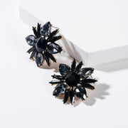 Floral Acrylic Full Diamond Earrings – Unique Gift Ideas — 2