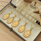 Fashion Oval Circle Necklace Versatile – Jewelry Gift Ideas — 1