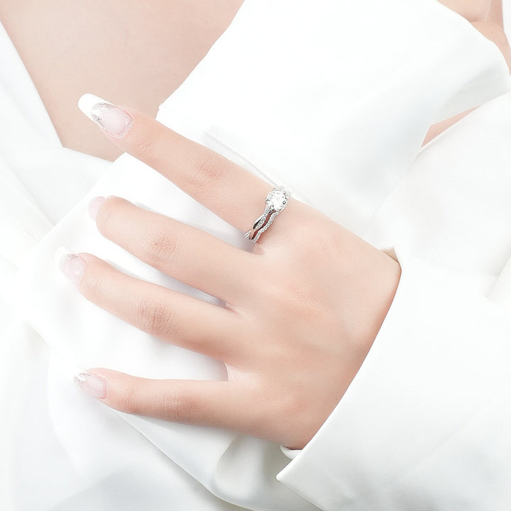 Women's All-match High Sense Ring Set – Gifts for Her — 1