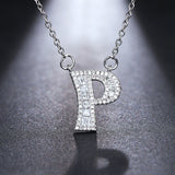 Fashion Temperament 26 Letter Zircon Necklace – Jewelry Gift Ideas — 15