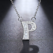 Fashion Temperament 26 Letter Zircon Necklace – Jewelry Gift Ideas — 15