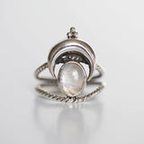Creative Bohemian Retro Moon Stone Ring Fashion Girl – Stylish Gifts — 2