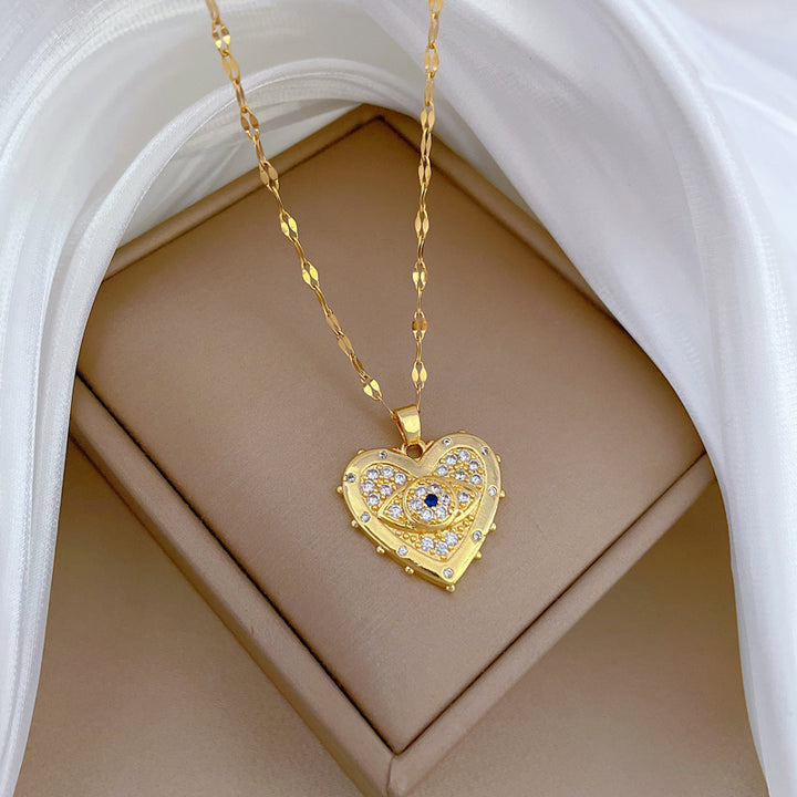 Love Eyes Full Diamond Light Luxury Temperament – Jewelry Gift Ideas — 1
