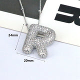 26 English Letter Necklace Female Copper Inlaid – Jewelry Gift Ideas — 3