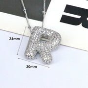 26 English Letter Necklace Female Copper Inlaid – Jewelry Gift Ideas — 3