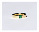 Emerald Zircon Gold Plated Emerald Ring – Birthday Gifts — 11