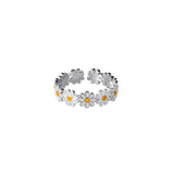 Ring Mori White Flower Epoxy Women's Jewelry – Jewelry Gift Ideas — 3