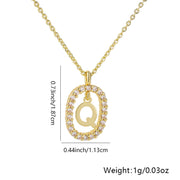 26 Letters Pendant Necklace Light Luxury – Jewelry Gift Ideas — 5