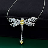 Dragonfly Pendant Water Drop Clavicle Chain – Jewelry Gift Ideas — 1