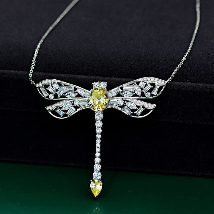 Dragonfly Pendant Water Drop Clavicle Chain – Jewelry Gift Ideas — 1