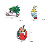 Christmas Tree Trolley Cup Candy Socks Brooch – Jewelry Gift Ideas — 10