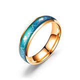 Korean Style ECG Couple Ring Stainless Steel Heartbeat – Stylish Gifts — 7