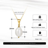 Natural Freshwater Pearl Baroque Oval – Small Gift Ideas — 9