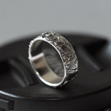 Vintage Thai Silver Ring Impression Retro Art Fan – Creative Gifts — 6