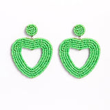 Creative Ethnic Style Stud Earrings Women's Color Love – Stylish Gifts — 6
