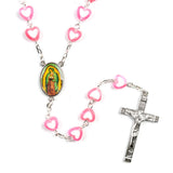 Heart-Shaped Acrylic Rosary Necklace – Jewelry Gift Ideas — 3