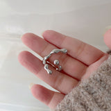 Female INS Wind Pearl Cold Wind Ring – Gifts for Her — 2