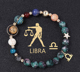 Natural Stone Twelve Constellations Bracelets Cut Hemp – Stylish Gifts — 2