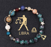 Natural Stone Twelve Constellations Bracelets Cut Hemp – Stylish Gifts — 2