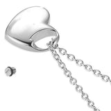 Stainless Steel Heart-shaped Pendant – Jewelry Gift Ideas — 12