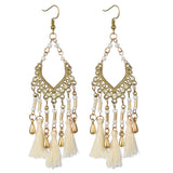 Bohemian Hollow Drop Oil Bead Long Earrings – Holiday Gift Ideas — 2