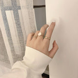 Korean Style Cool Fashion Design Geometric Open Ring – Stylish Gifts — 7