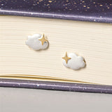 S925 Sterling Silver Star Cloud Stud Earrings – Small Gift Ideas — 6