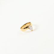 Ring Titanium Steel Plated 18K Gold – Birthday Gifts — 1