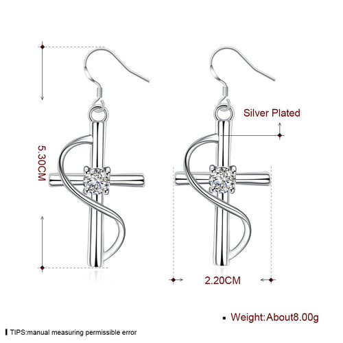 Cross-border Popular Elongated Cross Earrings – Unique Gift Ideas — 2
