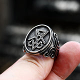Retro Old Titanium Steel Ring In Europe And America – Stylish Gifts — 1