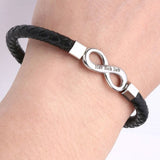 8-word Stainless Steel Black Handmade Leather – Jewelry Gift Ideas — 6