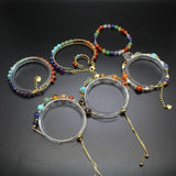 Women's Natural Stone Hand Weaving Bracelet – Jewelry Gift Ideas — 9