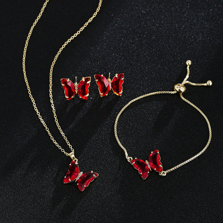 Butterfly Necklace Jewelry Set – Jewelry Gift Ideas — 1
