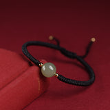 Women's Hetian Jade Transfer Beads Red String – Jewelry Gift Ideas — 4