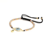 Brass Bead Micro-set Devil's Eye Bracelet – Jewelry Gift Ideas — 3