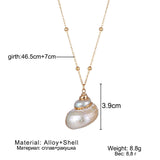 Conch Beads Necklace Natural Shell Phnom Penh – Jewelry Gift Ideas — 11
