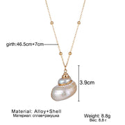 Conch Beads Necklace Natural Shell Phnom Penh – Jewelry Gift Ideas — 11