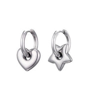 XINGX Earrings Stainless Steel Glossy Earrings – Practical Gifts — 9