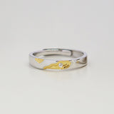 S925 Quicksand Couple Ring A Pair Of Sterling – Gifts for Couples — 4