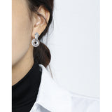 Niche White Crystal S925 Sterling Silver Stud – Birthday Gifts — 5