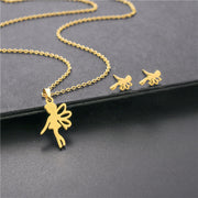 Jewelry Women Cute Angel Pendant Stainless Steel – Jewelry Gift Ideas — 8