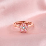 Fashion Personalized Flower Ring For Women – Stylish Gifts — 9