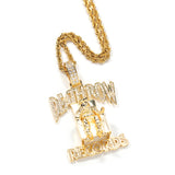 Pendant Full Of Zircon Monogram Necklace Hip Hop – Jewelry Gift Ideas — 4