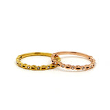 Women's Titanium Steel Rose Gold Plated Tailor Ring – Gifts for Her — 2