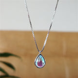 925 Silver Necklace Female Ins Simple Aurora – Jewelry Gift Ideas — 1