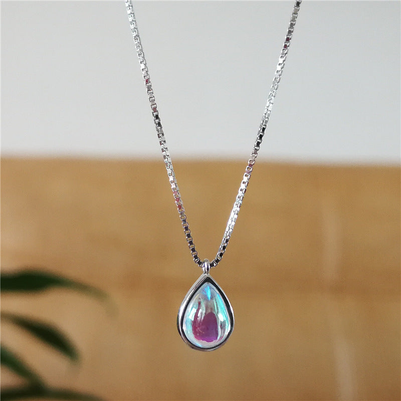 925 Silver Necklace Female Ins Simple Aurora – Jewelry Gift Ideas — 1