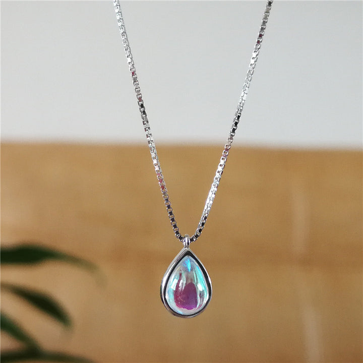 925 Silver Necklace Female Ins Simple Aurora – Jewelry Gift Ideas — 1