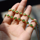 Natural Jasper Sterling Silver Plated 18K Gold – Jewelry Gift Ideas — 1