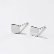 Stainless Steel Square Stud Earrings – Small Gift Ideas — 5